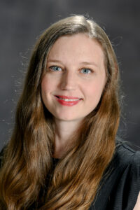 Professional headshot of Bonnie Bailey, Administrative Assistant, Center for Teaching and Mentoring, in front of a gray background